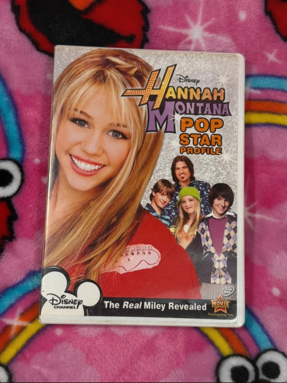 Disney Channel Hannah Montana: Pop Star Profile DVD featuring Miley Cyrus.